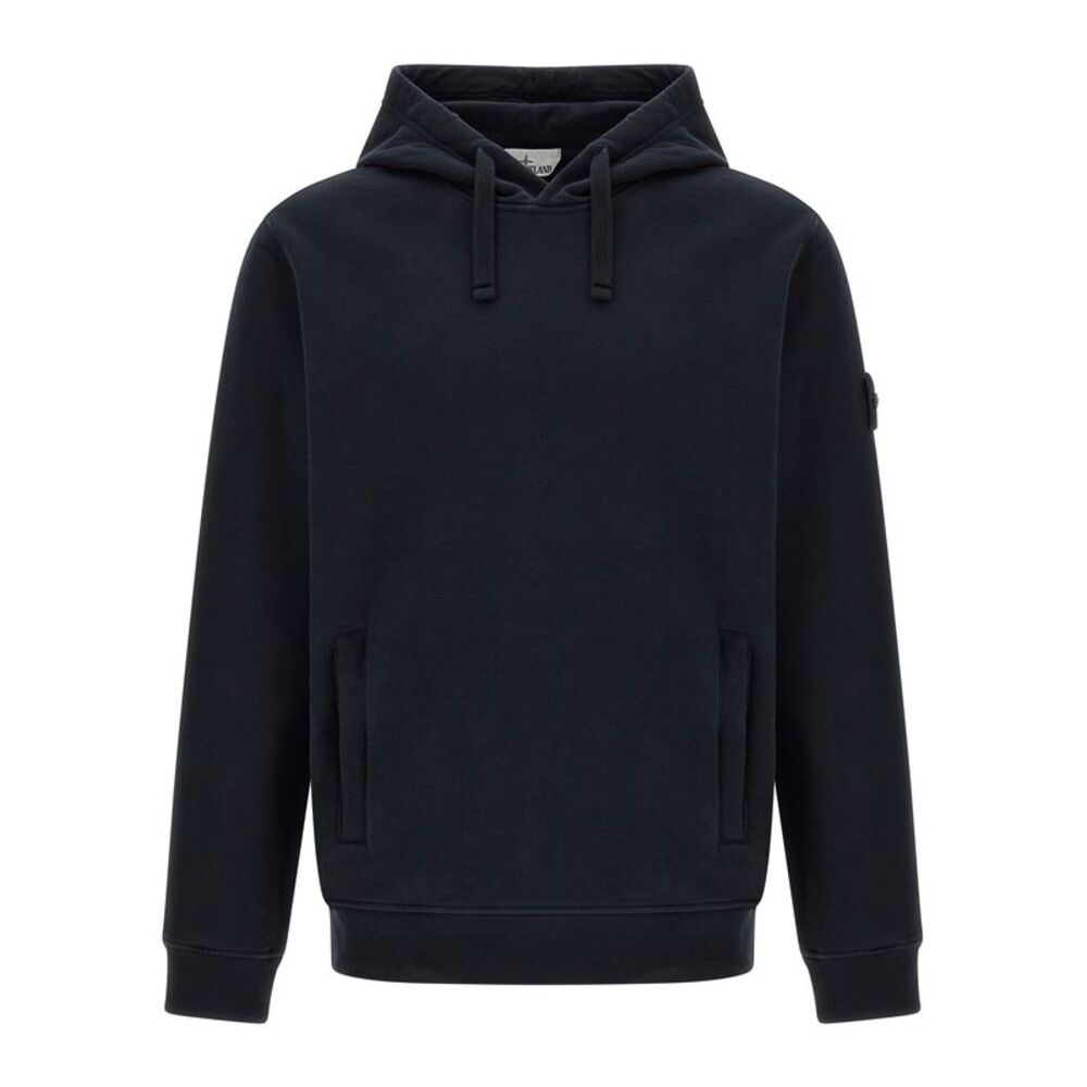 Stone Island Blue Cotton Men's Sweatshirt